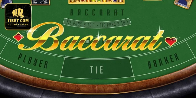 Quy tắc để rút bài trong Baccarat 11bet