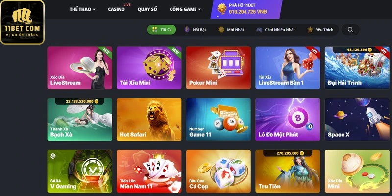 Quy trình tham gia mini poker tại 11bet siêu đơn giản